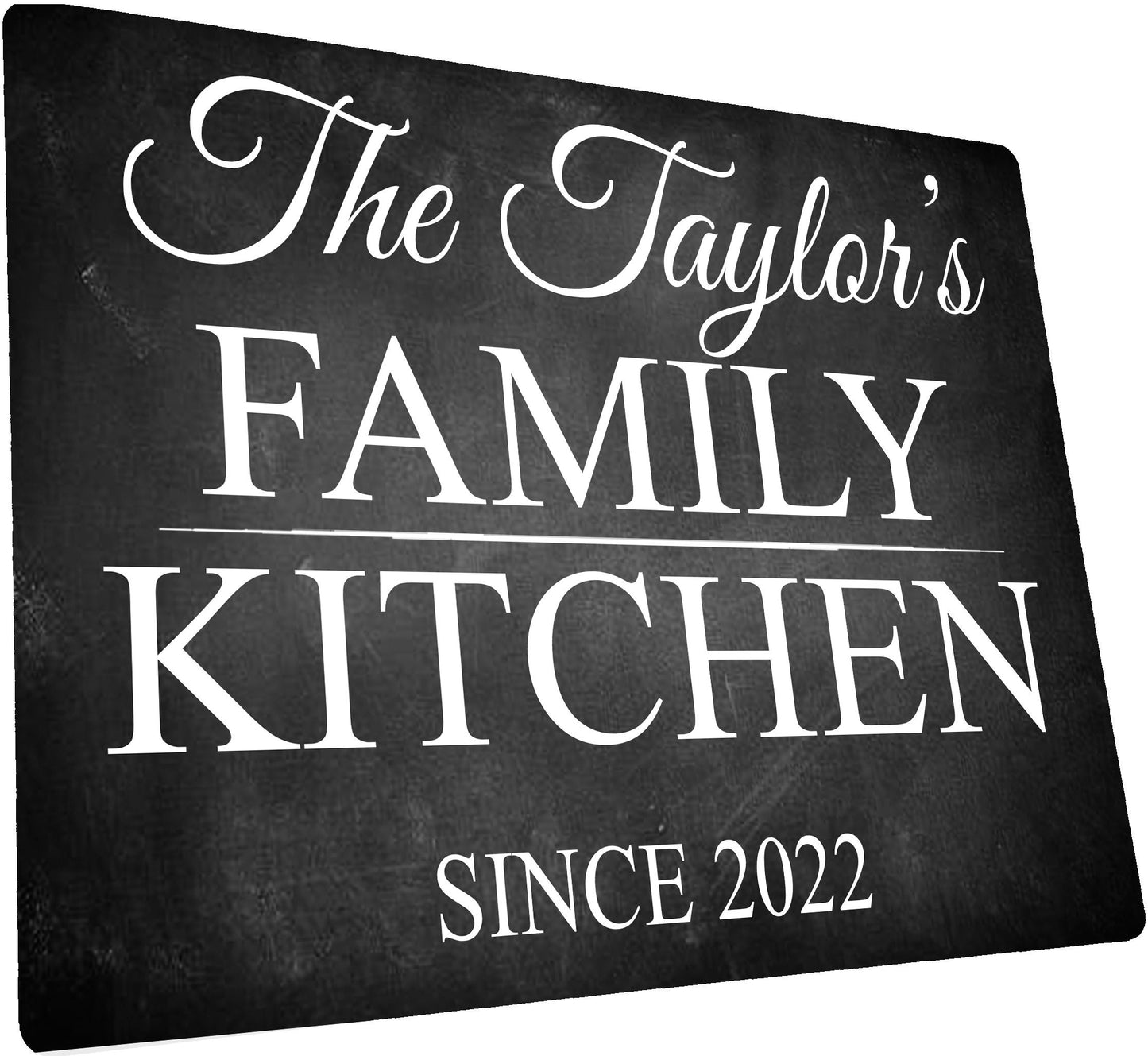 PERSONALISED Family Kitchen Metal Wall Sign Gift Present Home