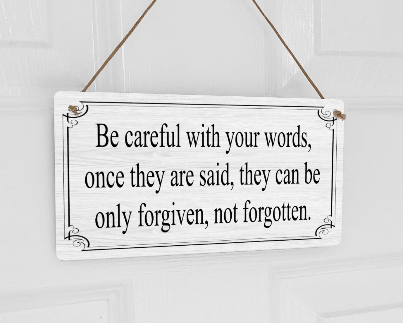 Personalised Metal Sign Hanging Plaque Gifts Custom Any Text Quotes Fun Gift Five Sizes Waterproof Indoor / Outdoor Personalized Custom