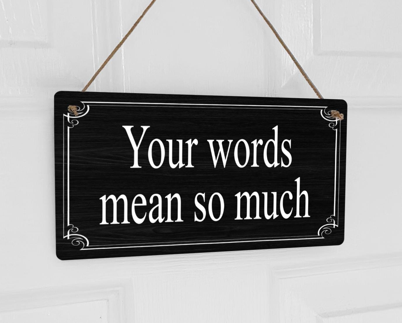 Personalised Metal Sign Hanging Plaque Gifts Custom Any Text Quotes Fun Gift Five Sizes Waterproof Indoor / Outdoor Personalized Custom