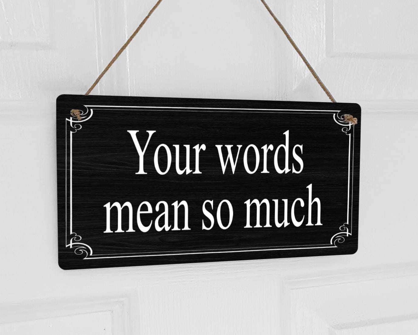 Personalised Metal Sign Hanging Plaque Gifts Custom Any Text Quotes Fun Gift Four Sizes Waterproof  Indoor / Outdoor Personalized Custom